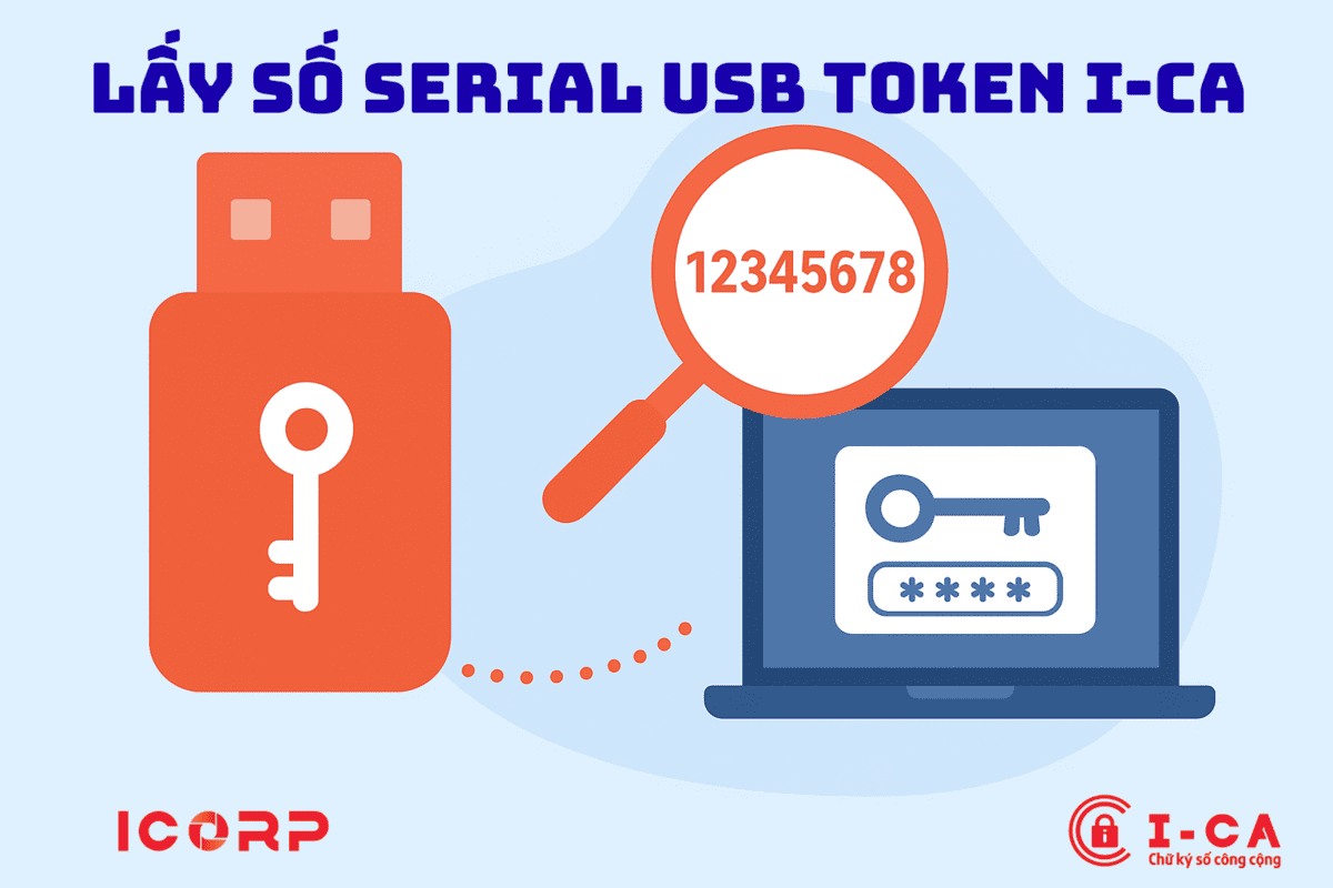 Hướng Dẫn Lấy Số Serial USB Token I-CA